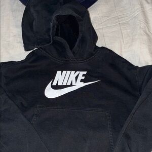 Nike Black Hoodie with Logo